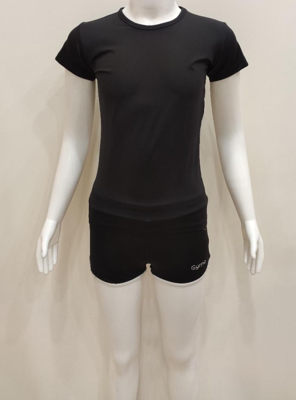 Gymo Sports Beyaz Biyeli Taşlı Şort
