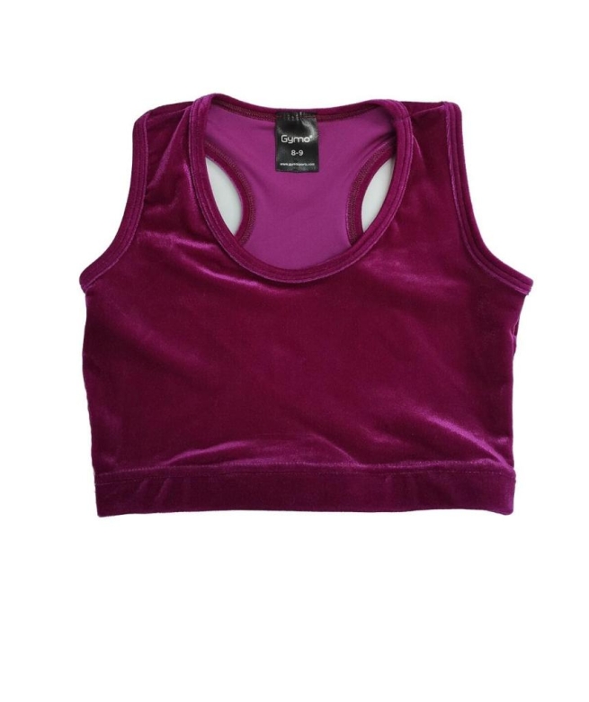 Gymo Sports Kadife Büstiyer Bordo
