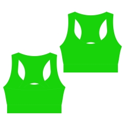 GYMO SPORTS - Gymo Sports Polyamid Pencereli Büstiyer F. Yeşil