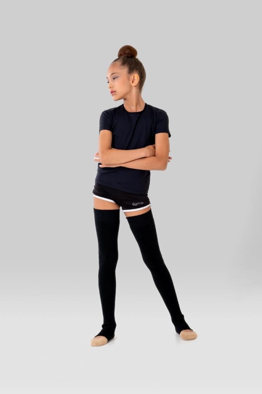 Gymo Sports Polyamid T-Shirt Siyah