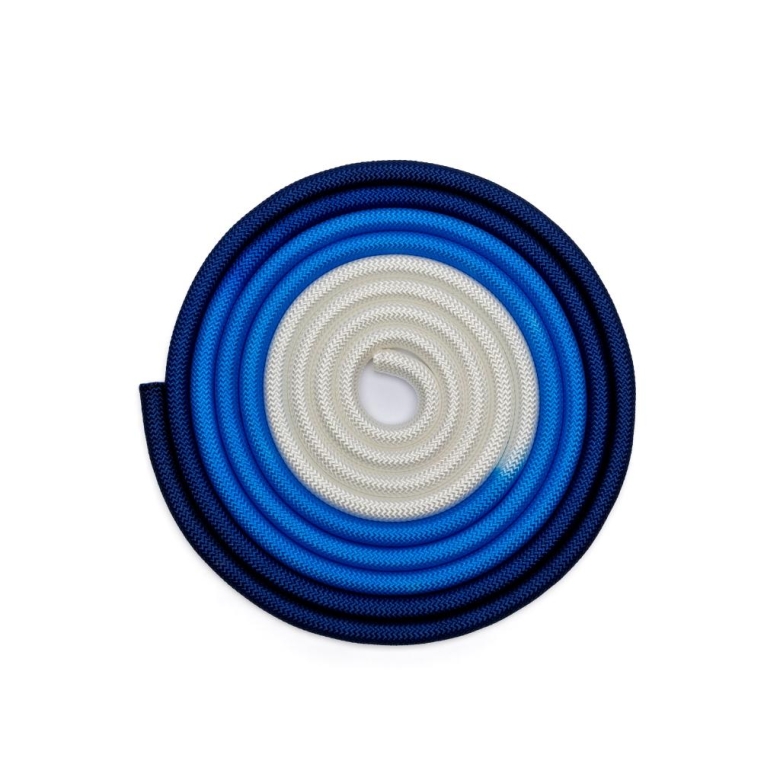 Gymo Sports Pro Series Cimnastik İpi Beyaz&Mavi&Gece Mavisi