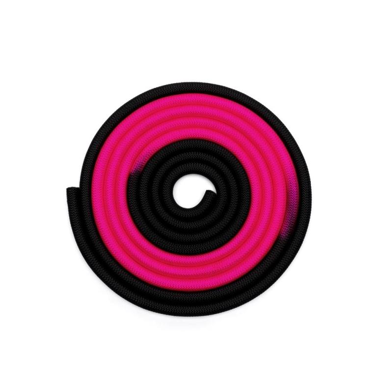 Gymo Sports Pro Series Cimnastik İpi Fosforlu Pembe&Siyah