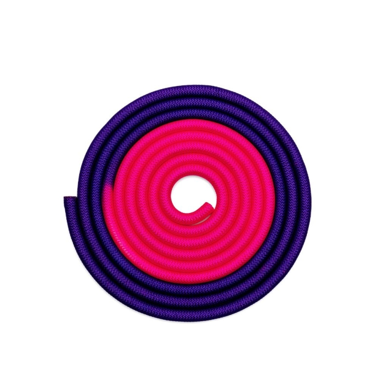 Gymo Sports Pro Series Cimnastik İpi Fosforlu Pembe&Mor