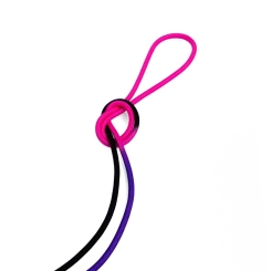 GYMO SPORTS - Gymo Sports Pro Series Cimnastik İpi Siyah&F.Pembe&Mor