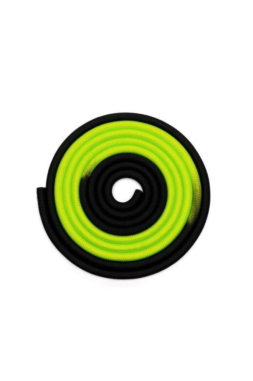 Gymo Sports Pro Series Cimnastik İpi Siyah&Fosforlu Sarı