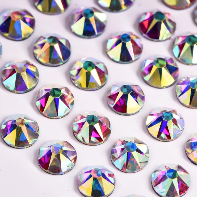 Gymo Ultra Premium (2088) Ütü İle Yapışan (Hotfix) Kristal Taş SS20 (4.6-4.8mm) Crystal AB (10 Gross-1440 Ad)