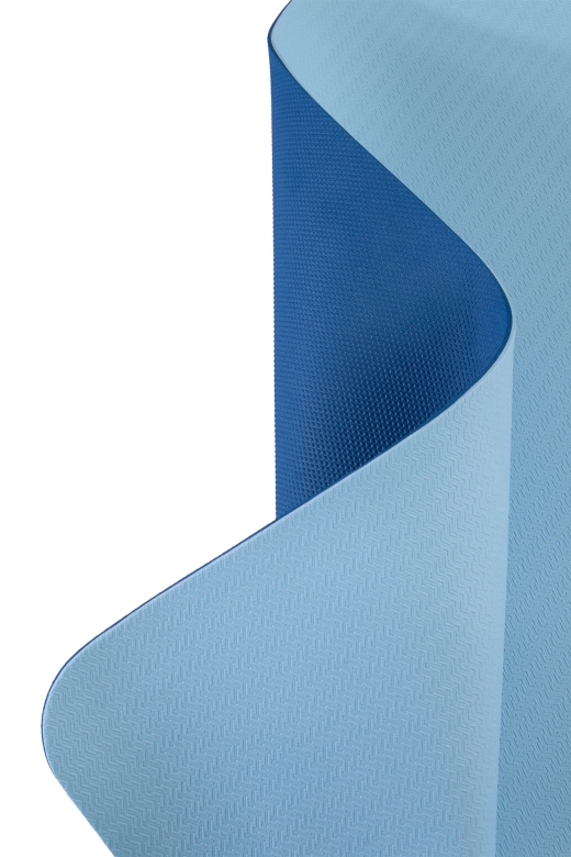 Gymo UltraGrip Hizalamalı 6mm TPE Yoga Matı Pilates Minderi Mavi