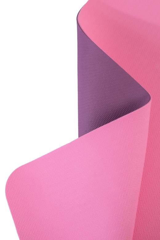 Gymo UltraGrip Hizalamalı 6mm TPE Yoga Matı Pilates Minderi Mürdüm