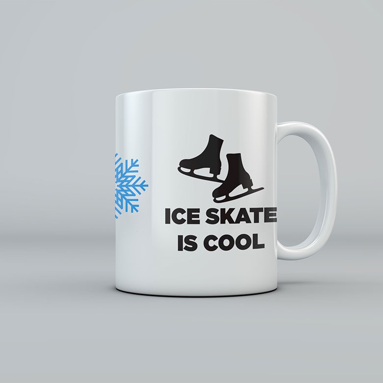 ICE SKATE THEME MUG