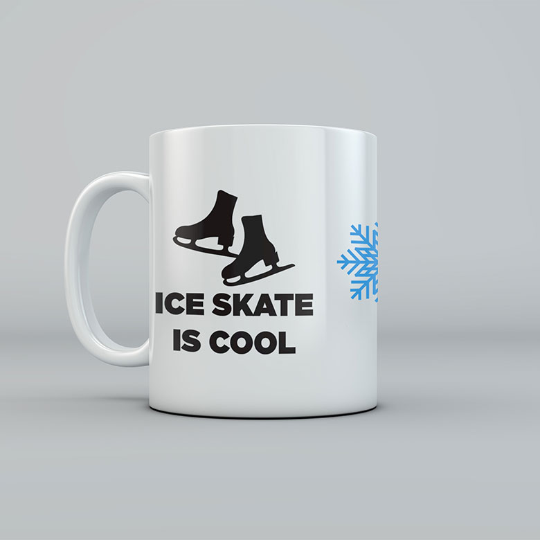 ICE SKATE THEME MUG