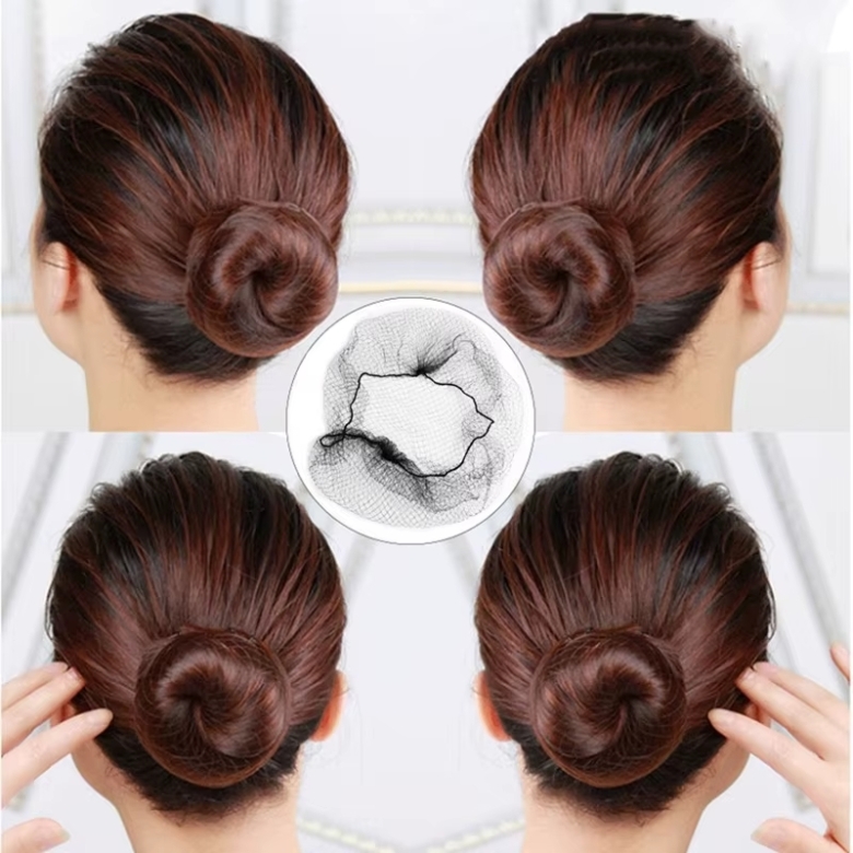 Invisible Hair Net (5 pieces) Black