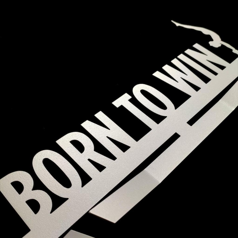 Medal Wall Madalya Askısı Born To Win Artistik Amut