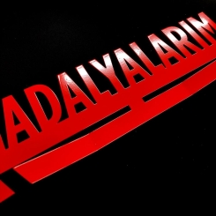 MEDAL WALL - Medal Wall Medal Holder Madalyalarım Theme Red Colour