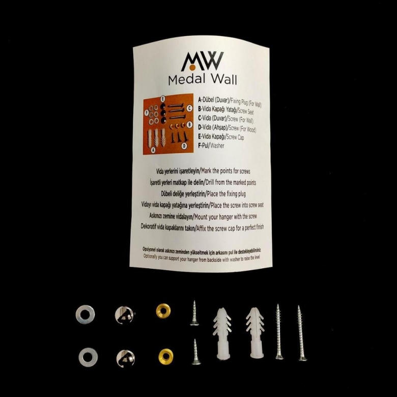 Medal Wall Medal Holder Madalyalarım Theme Red Colour Medal Wall Medal Holder Madalyalarım Theme Red Colour