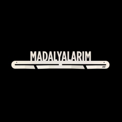 MEDAL WALL - Medal Wall Medal Holder Madalyalarım Theme White Colour