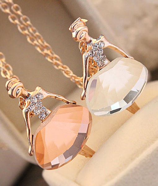 Necklace With Ballet Stones