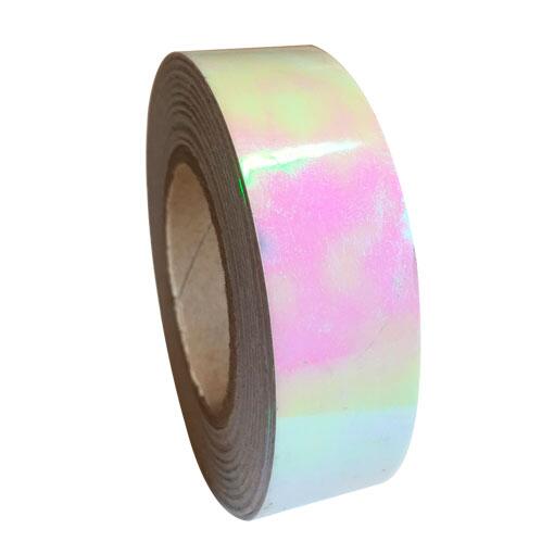 Pastorelli Decoration Tape Laser Iridescent 02479 Pearl White