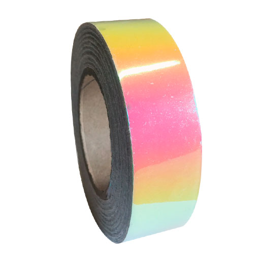 Pastorelli Decoration Tape Laser Iridescent 02480 Pink&Yellow