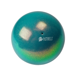 PASTORELLI - Pastorelli High Vision Ball 18cm Simli Ritmik Cimnastik Topu Emerald