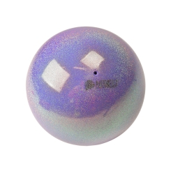 PASTORELLI - Pastorelli High Vision Ball 18cm Simli Ritmik Cimnastik Topu Baby Lilac
