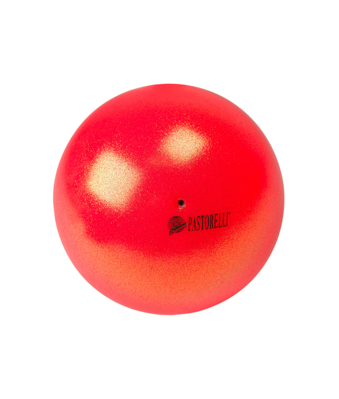 Pastorelli High Vision Ball 18cm Simli Ritmik Cimnastik Topu Coral