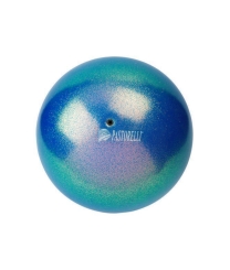 PASTORELLI - Pastorelli High Vision Ball 18cm Simli Ritmik Cimnastik Topu Ocean Blue
