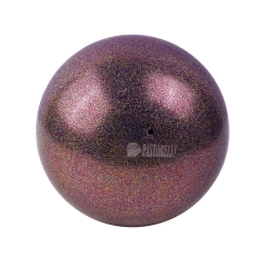 PASTORELLI - Pastorelli Prismatic High Vision Ball 18cm Simli Ritmik Cimnastik Topu Dark Violet