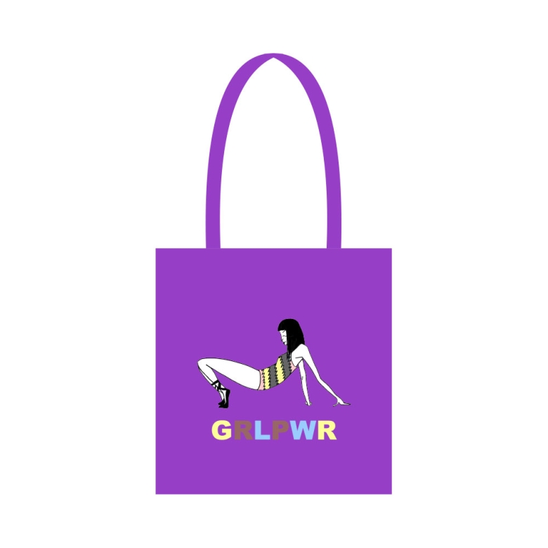 RU SAHNE SANATLARI GYROTONIC TOTE BAG MOR