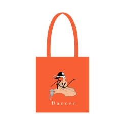RU SAHNE - RU SAHNE SANATLARI TOTE BAG DANCER TURUNCU