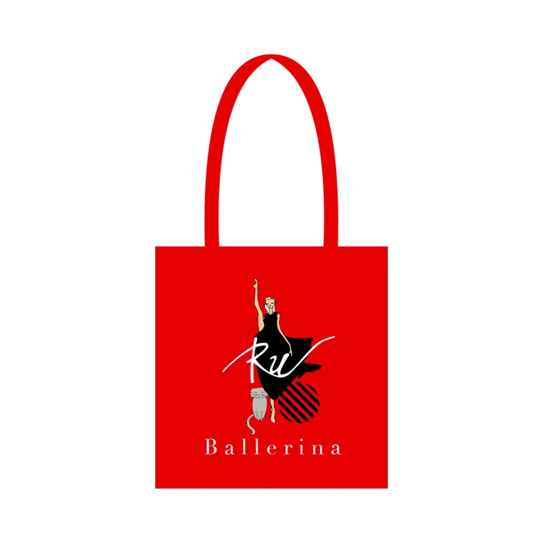 RU SAHNE SANATLARI TOTE BAG KIRMIZI