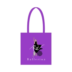 RU SAHNE - RU SAHNE SANATLARI TOTE BAG MOR