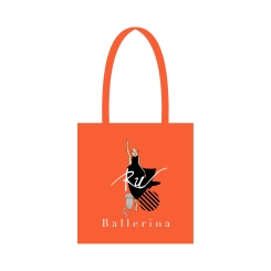 RU SAHNE - RU SAHNE SANATLARI TOTE BAG TURUNCU