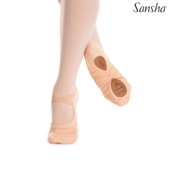SANSHA - Sansha Bale Patiği Pro 1E Stretch Canvas Açık Pembe