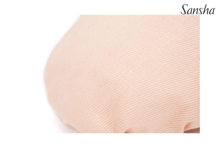 Sansha Bale Patiği Pro 1E Stretch Canvas Açık Pembe