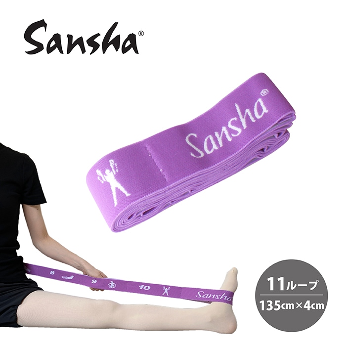 Sansha Numaralı Esnetme ve Direnç Bandı Mor Senior