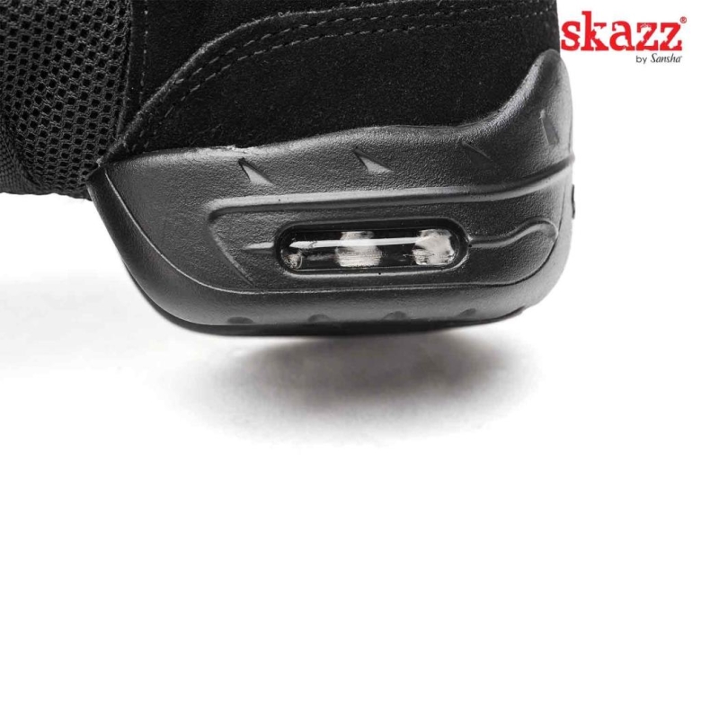 SANSHA Sneaker P22LS Tutto Nero Street Jazz