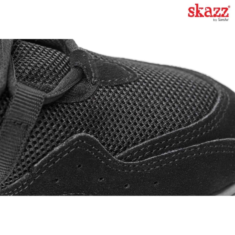 SANSHA Sneaker P22LS Tutto Nero Street Jazz