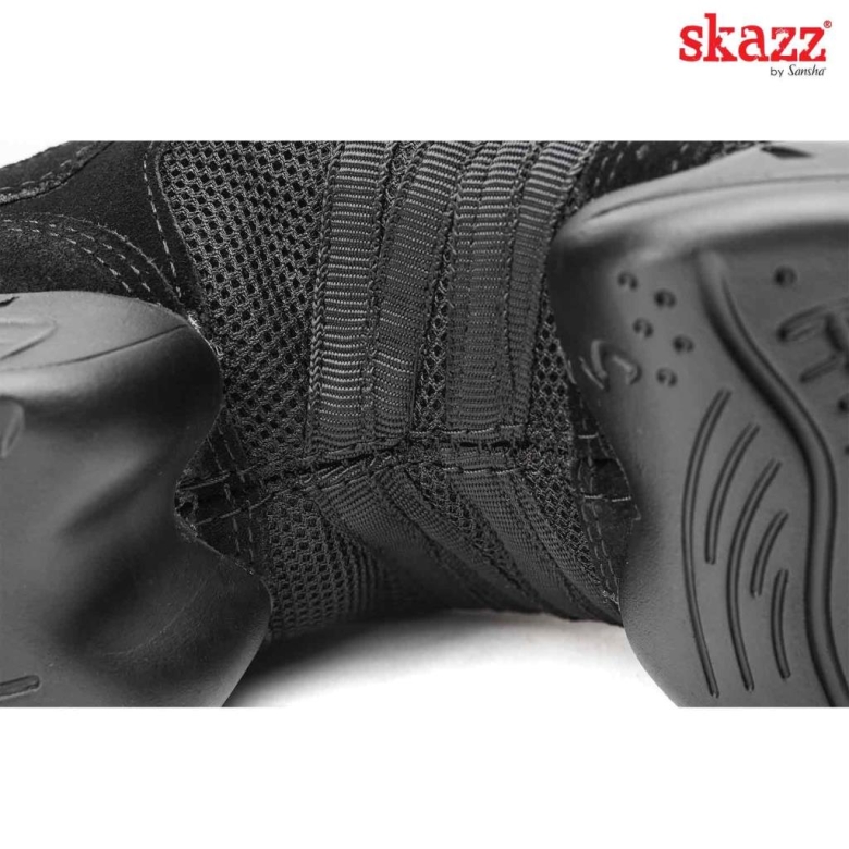 SANSHA Sneaker P22LS Tutto Nero Street Jazz