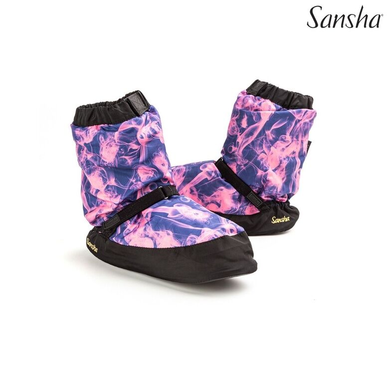 Sansha Warmies Medium Boots Pink Smoke