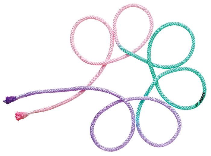 Sasaki Rhythmic Gymnastics Rope M-280G LIPPxPEGxLD 3 Colour (F.I.G. Approved)